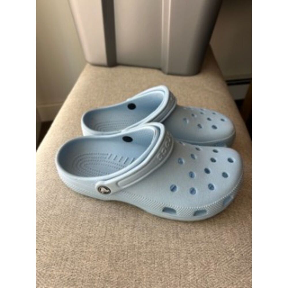 Crocs Classic Clogs Light Blue Women's Size 9 Men's Size 7